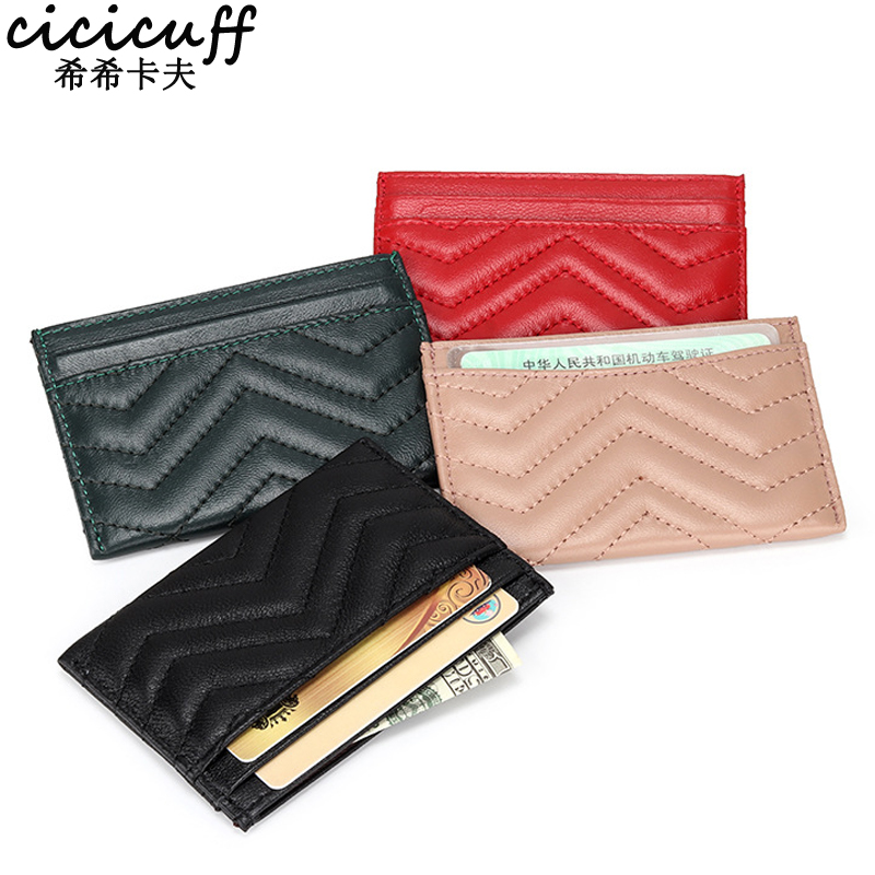 Card Case Minimalist - 男性と女性のための超薄型本革カードホルダー,薄いミニマリストシープスキン,小さなカードホルダー,新しいコレクション2023