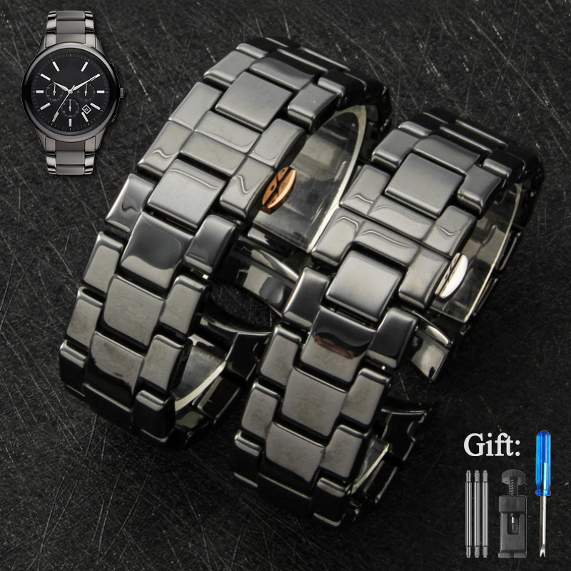 Men'S Accessories Armani - セラミック時計ストラップアルマーニ AR1451 AR1452 AR1400 AR1410 AR1421