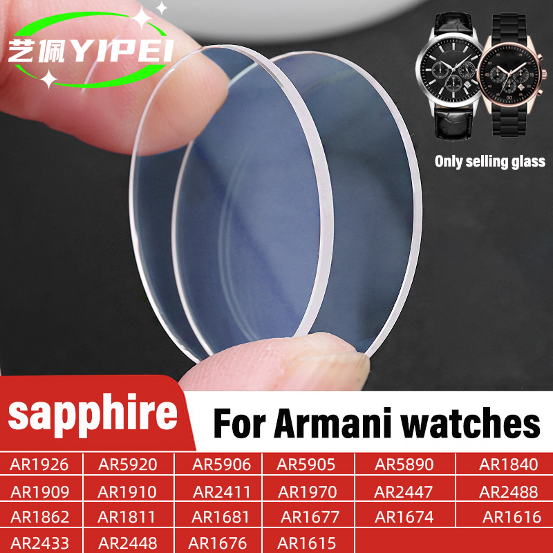 Men'S Accessories Armani - フラットサファイア時計,スペアレンズ,修理ツールアクセサリー,ar2448,2447, 2434, 2502,ar1926,1925,ar5905