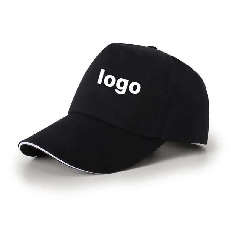 Hat Snapback Cap - 男性と女性のためのパーソナライズされたサンハット,ユニセックスベースボールキャップ,通気性,ナイロンバックル,ゴルフキャップ,カスタムデザイン
