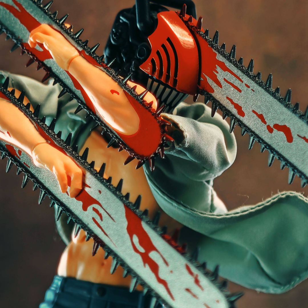 Men'S Accessories Clothing - チェーンソーマン Shf アニメ手作り服デンジ白シャツ内蔵鉄線は 1/12 おもちゃに適しています