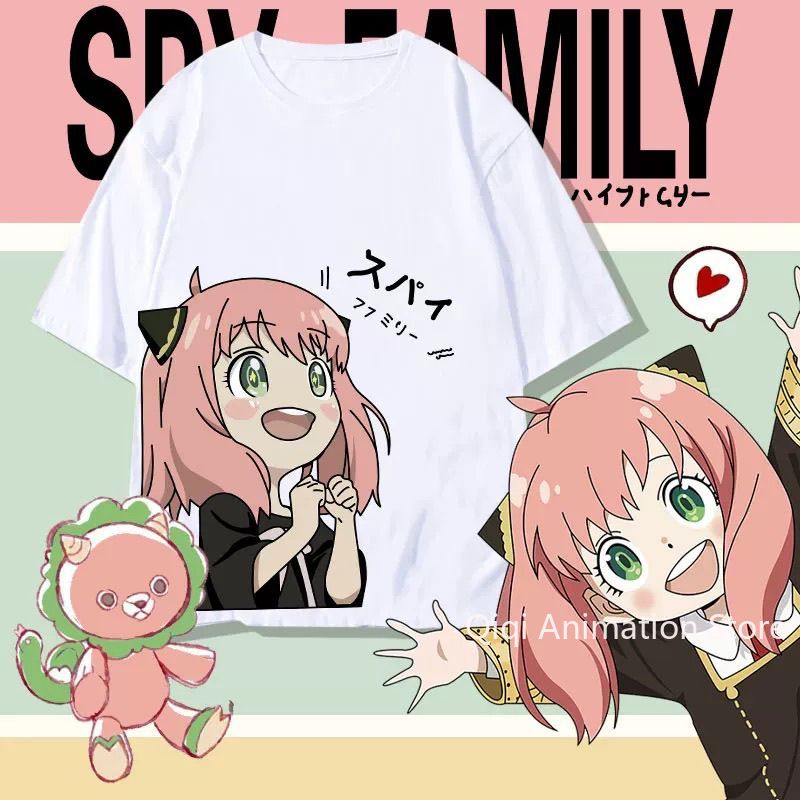 Men'S Accessories Clothing - SPY×FAMILY アニメ アーニャ・フォージャー周辺半袖 Tシャツ 面白い レディース
