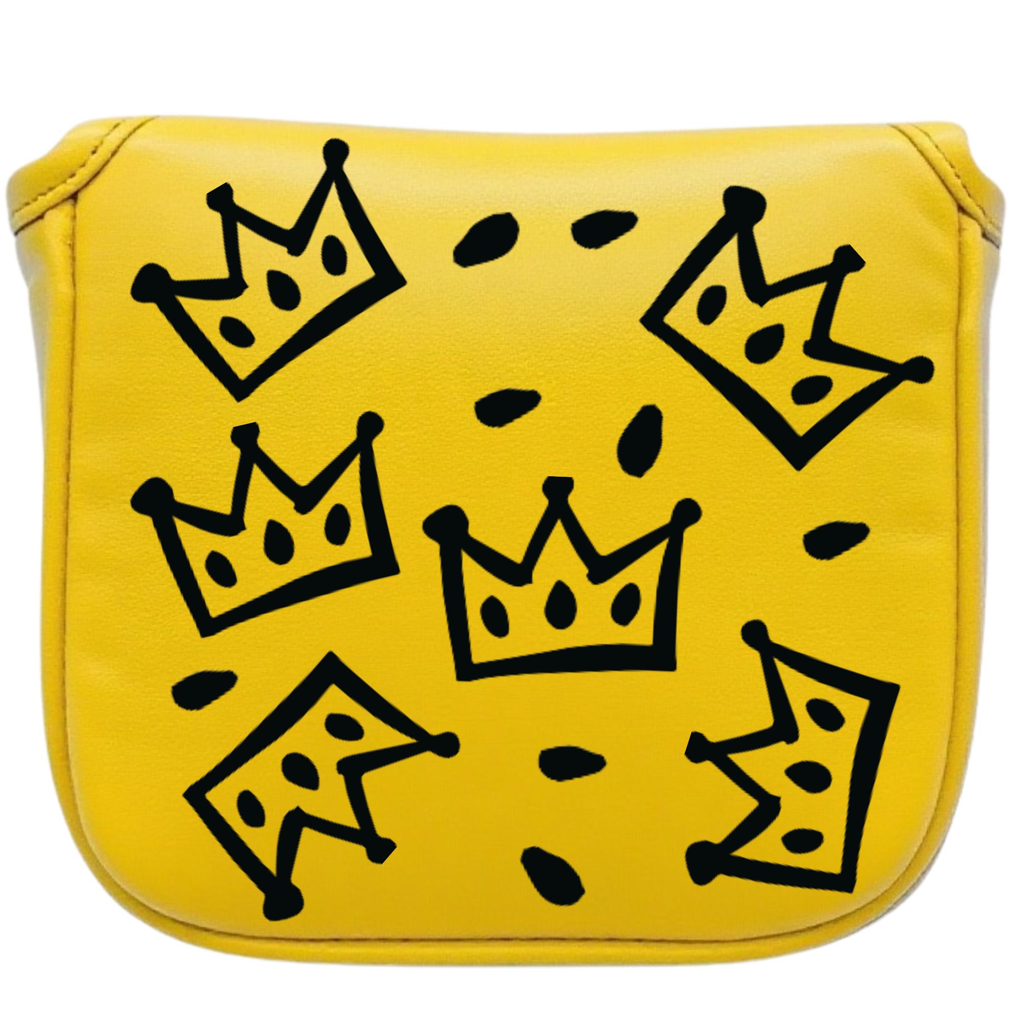 Men'S Mens Accessories - 面白いゴルフマレットパター、クラウンデザイン、カバーゴルフパターカバー、面白いゴルフアクセサリー、男性ゴルファー、お父さん、クリスマスギフト