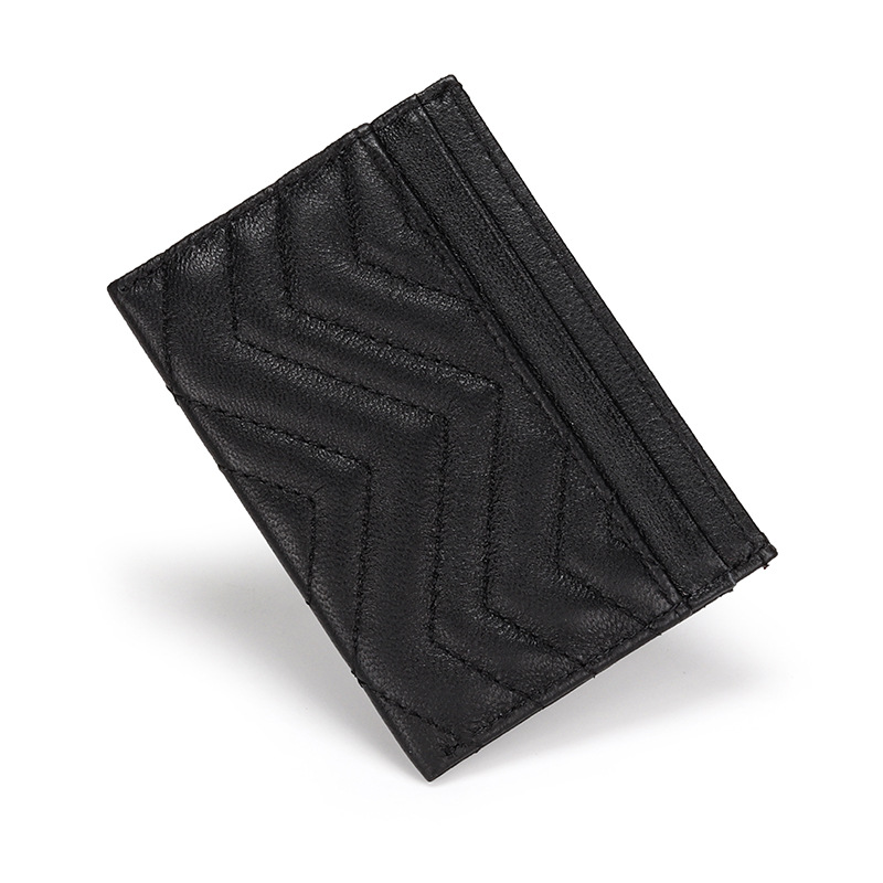 男性と女性のための超薄型本革カードホルダー,薄いミニマリスト - Card Case Minimalist のレビューと価格