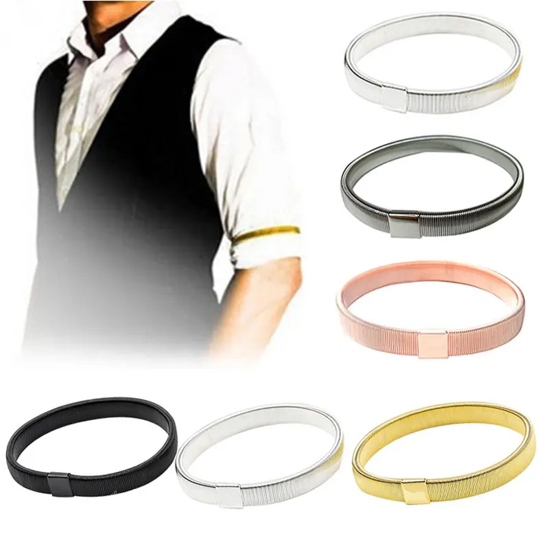 2 個男性伸縮性アームバンドユニセックス伸縮性シャツスリーブ - Men'S Accessories Clothing のレビューと価格