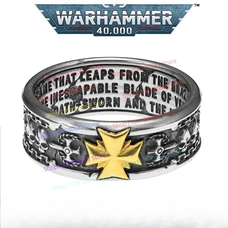 40Kブラックテンプラーズ十字軍誓約指輪 高品質コレクタブル - Men Accessories Collection のレビューと価格