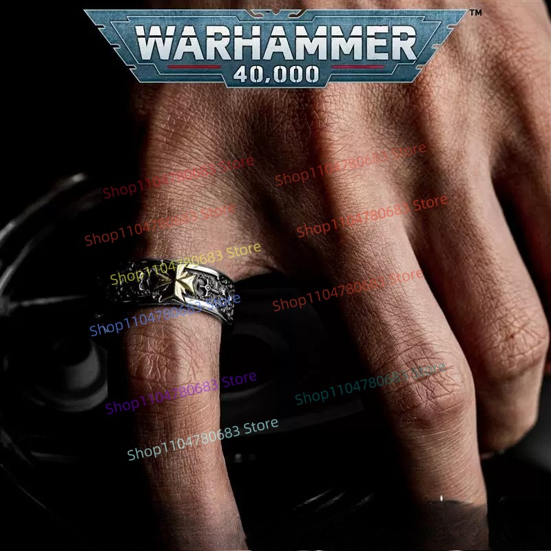 40Kブラックテンプラーズ十字軍誓約指輪 高品質コレクタブル - Men Accessories Collection のレビューと価格