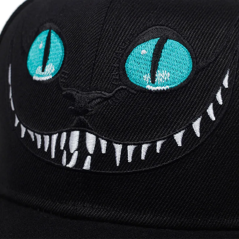 漫画不思議の国のアリスかわいい野球帽スポーツキャップチェシャ - Hat Snapback Cap のレビューと価格