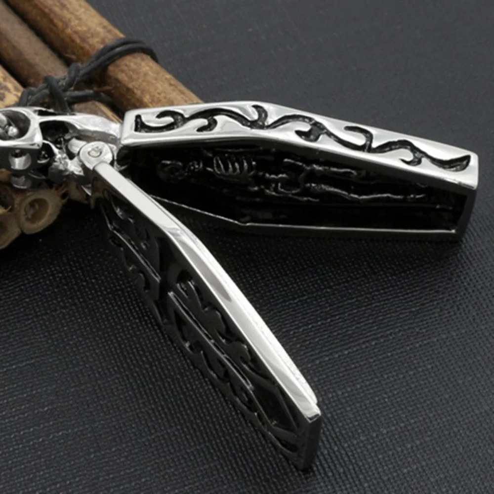 男性用スカルペンダントネックレス,スチームパンク,ヒップホッ - Men'S Vampire Accessories のレビューと価格