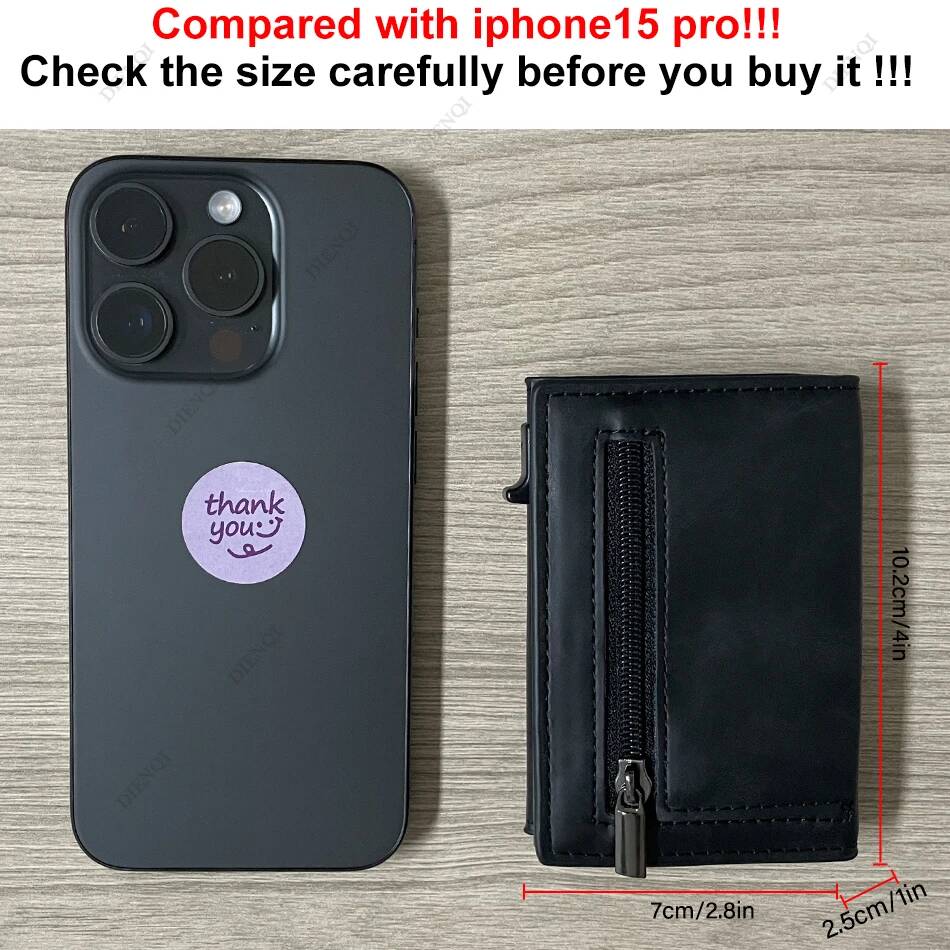 OUIO Rfid クレジットカードホルダー財布メンズ銀行カ - Card Case Minimalist のレビューと価格