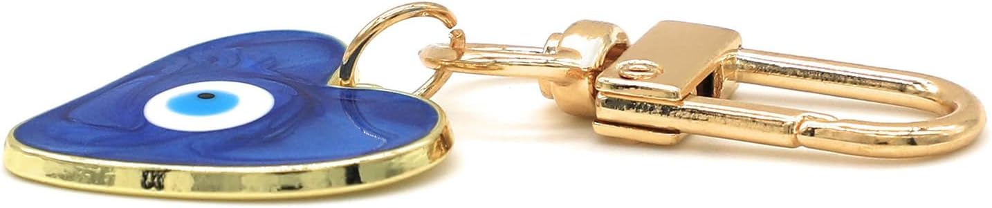 邪眼キーホルダー スウェットハートキーホルダー 女性男性用保 - Men Accessories Evil Eye のレビューと価格