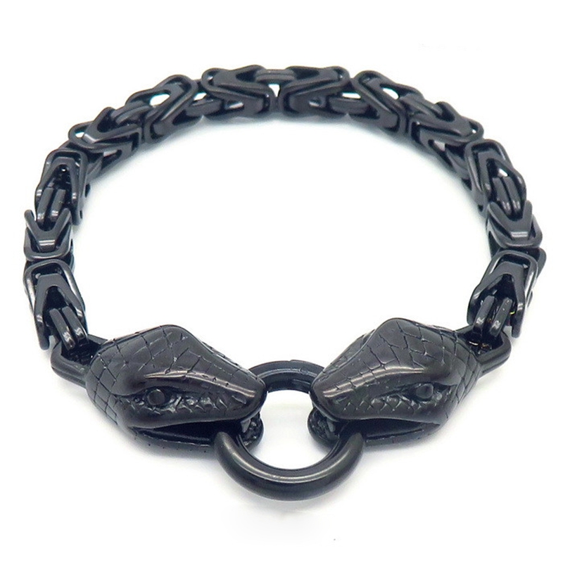カレン ヴィンテージ ステンレススチール スネークブレスレッ - Men Accessories Bd のレビューと価格