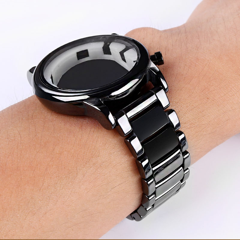 高品質明るいセラミック男性時計バンドアルマーニ AR1507 - Men'S Accessories Armani のレビューと価格