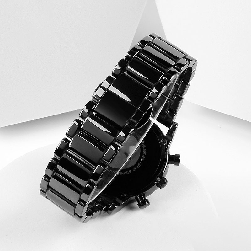 高品質明るいセラミック男性時計バンドアルマーニ AR1507 - Men'S Accessories Armani のレビューと価格