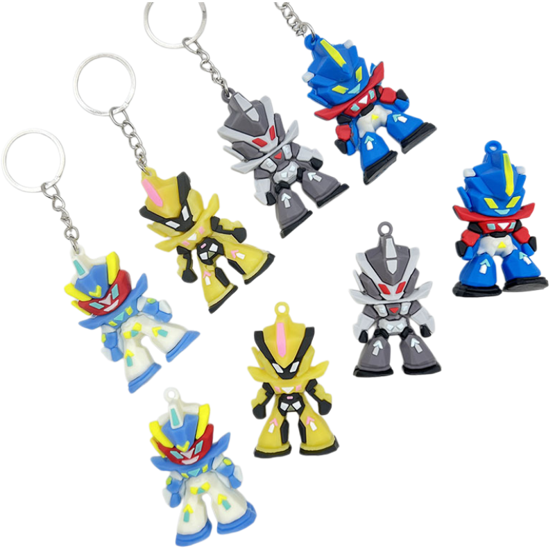 ガンダムシリコンキーホルダー、ミニモビルスーツアニメフィギュ - Men Accessories Collection のレビューと価格