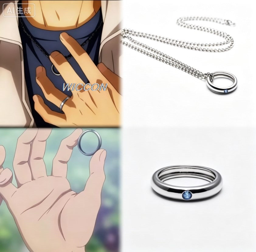 アニメ女性用指輪 オコツユウタ メンズコスプレコスチューム  - Men Accessories Collection のレビューと価格