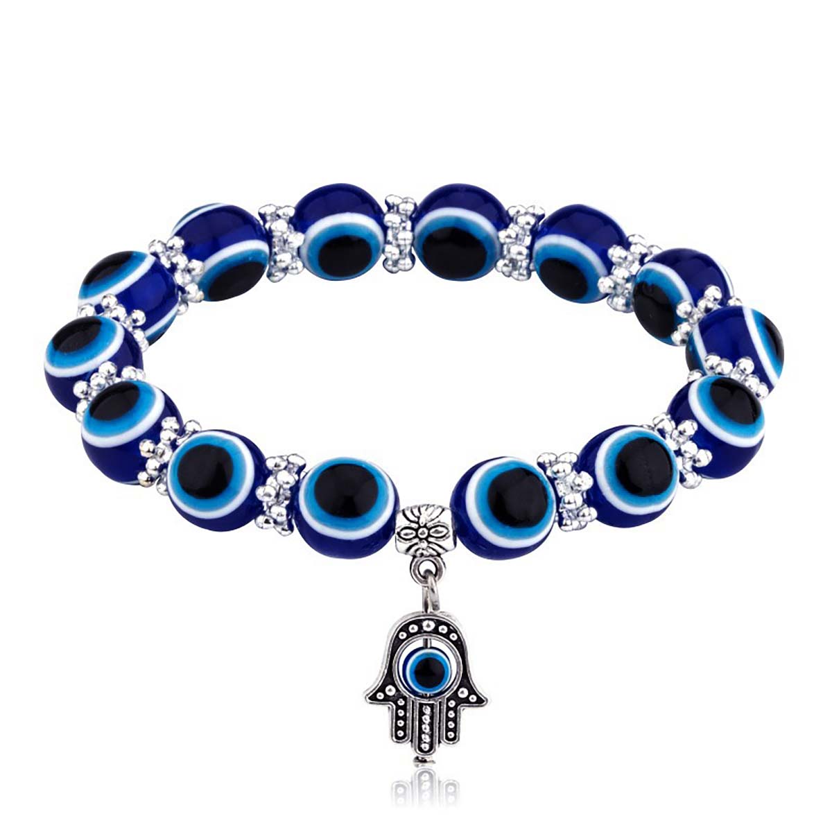 トルコの幸運の青い邪視除けブレスレット、男女兼用ファッション - Men Accessories Evil Eye のレビューと価格