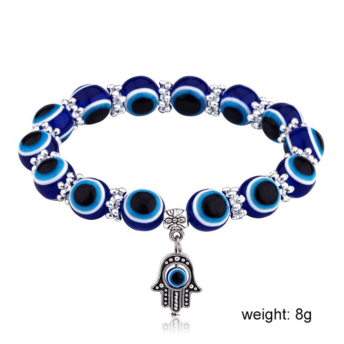 トルコの幸運の青い邪視除けブレスレット、男女兼用ファッション - Men Accessories Evil Eye のレビューと価格