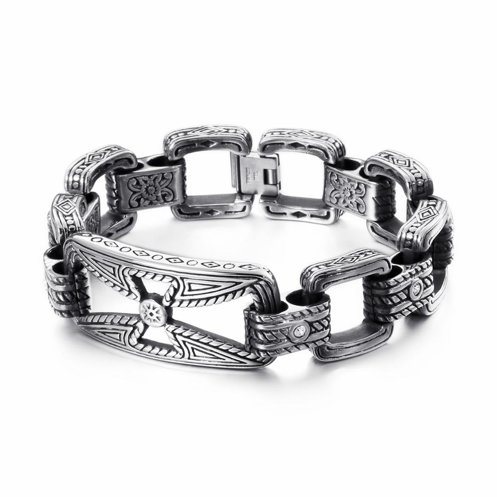 KALEN パンククロスブレスレットメンズステンレス鋼 21 - Men Accessories Bd のレビューと価格