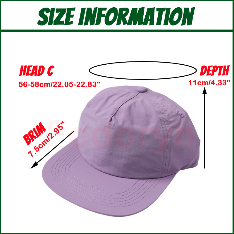 Fedoryn カスタム刺繍野球帽 フラットブリム ソフトト - Hat Snapback Cap のレビューと価格