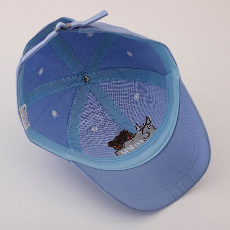 ベビーキッズサンハット 52cm 2-5歳 幼児用クマ刺繍入 - Hat Snapback Cap のレビューと価格
