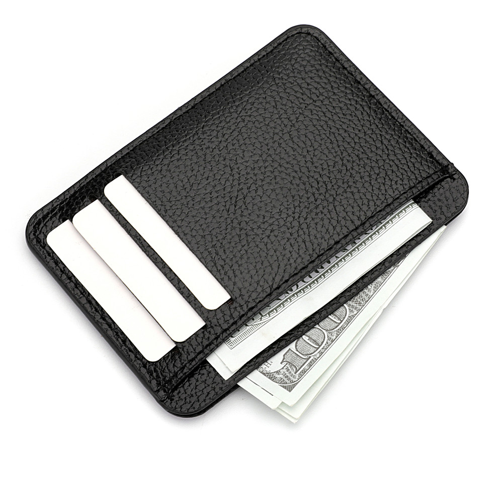 1Pc 新超薄型ソフト財布 Pu レザーミニクレジットカード - Card Case Minimalist のレビューと価格