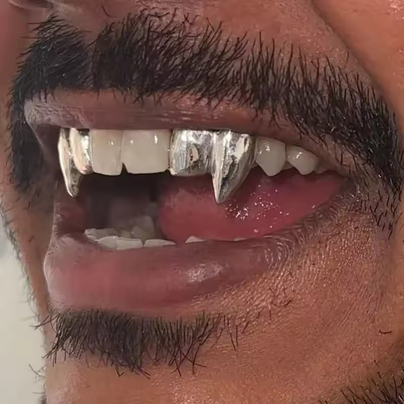 TOPGRILLZ ヴァンパイア DIY ダブル牙グリルズ  - Men'S Vampire Accessories のレビューと価格