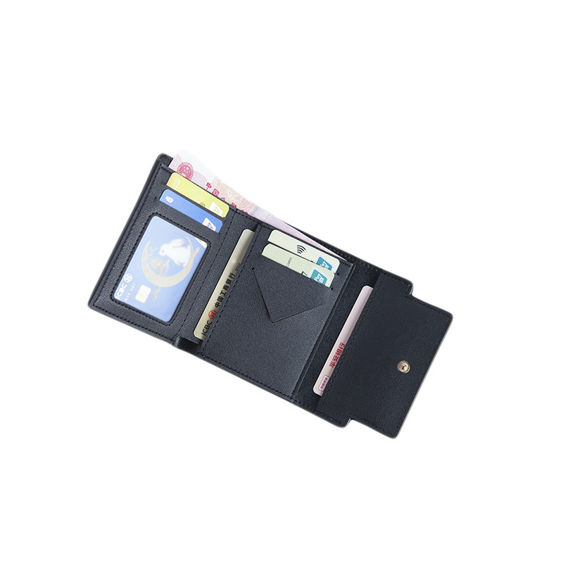 大容量女性用ショートカードウォレットマルチカードスロットソリ - Card Case Minimalist のレビューと価格