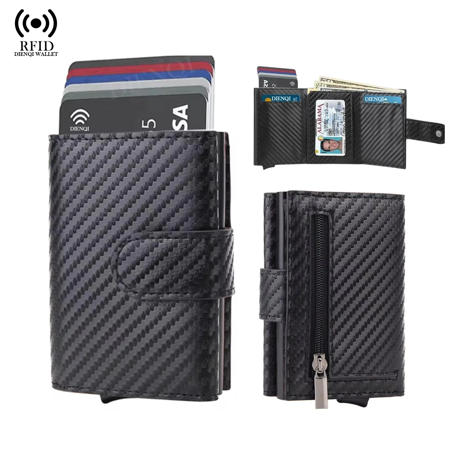 カードホルダー メンズ財布 カードケース 財布 トラベルウォ - Card Case Minimalist のレビューと価格