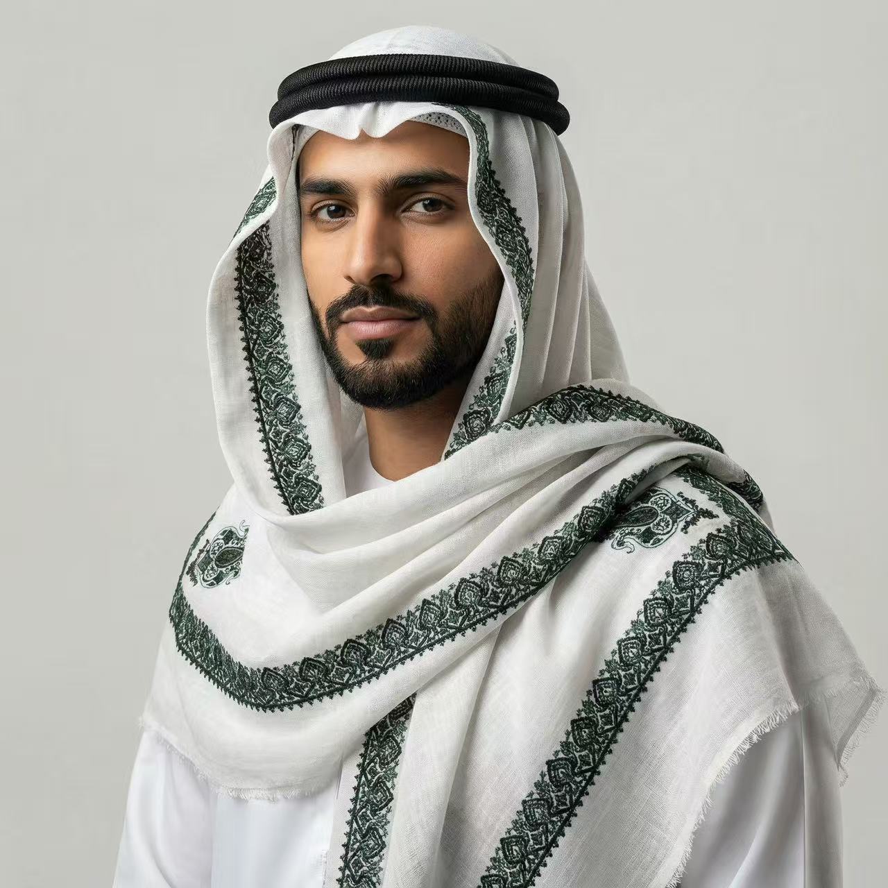 イスラム教徒の男性用ヘッドスカーフ、スカーフ、ヘッドバンド、 - Men'S Mens Accessories のレビューと価格