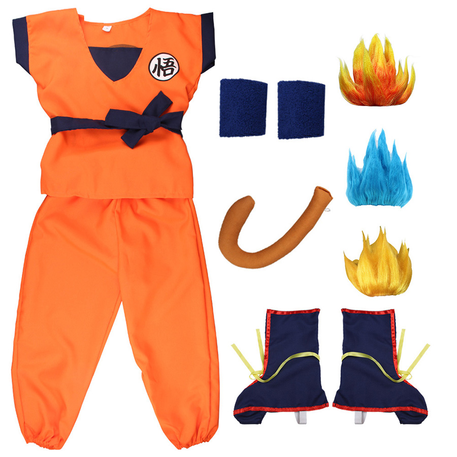 ハロウィン大人用セット 孫悟空 ゴーストフェスティバル アニ - Men Accessories Kit のレビューと価格