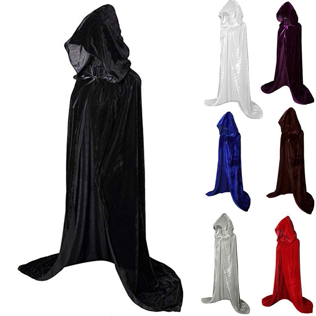 ハロウィンマント ゴシックフード付きマント 大人用エルフ魔女 - Men'S Vampire Accessories のレビューと価格