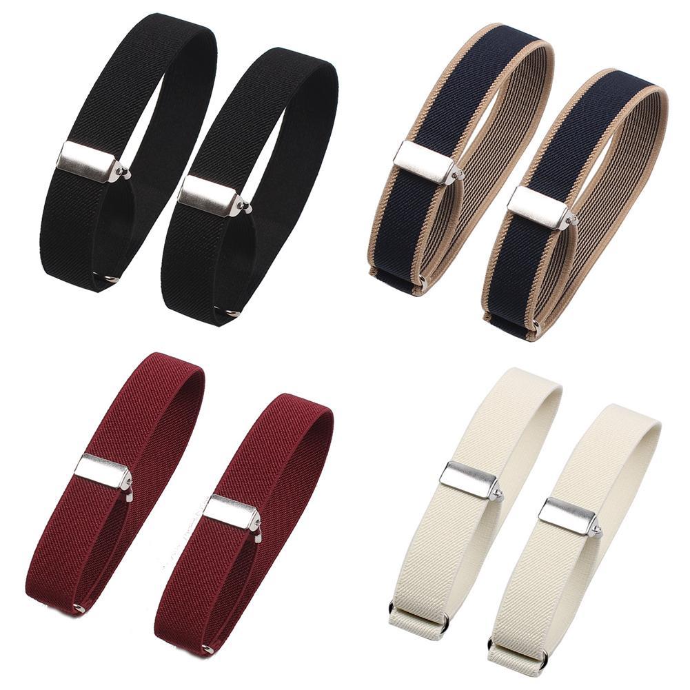 2 個調節可能な弾性アームバンドシャツスリーブホルダー女性男 - Men'S Accessories Clothing のレビューと価格
