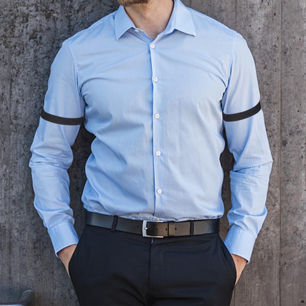 2 個調節可能な弾性アームバンドシャツスリーブホルダー女性男 - Men'S Accessories Clothing のレビューと価格