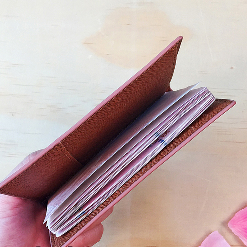 女性用パスポートカバー,女の子用ドキュメントボックス,名刺ケ - Card Case Minimalist のレビューと価格