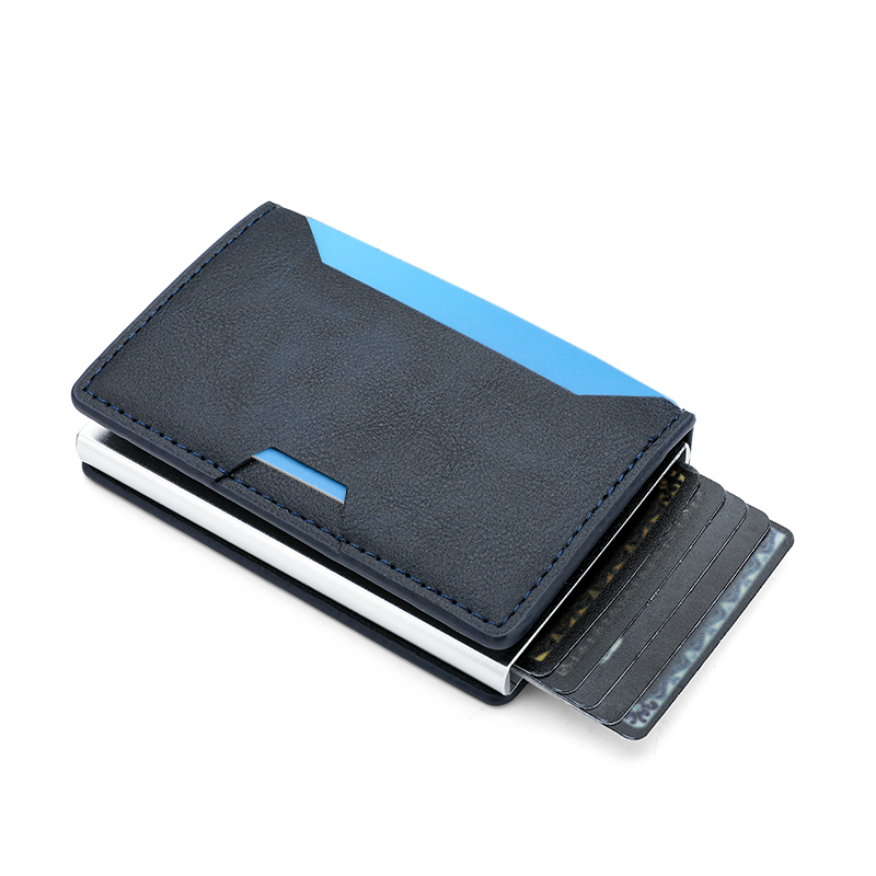 RFID アルミ製メンズ財布 カードホルダー パース カーボ - Card Case Minimalist のレビューと価格