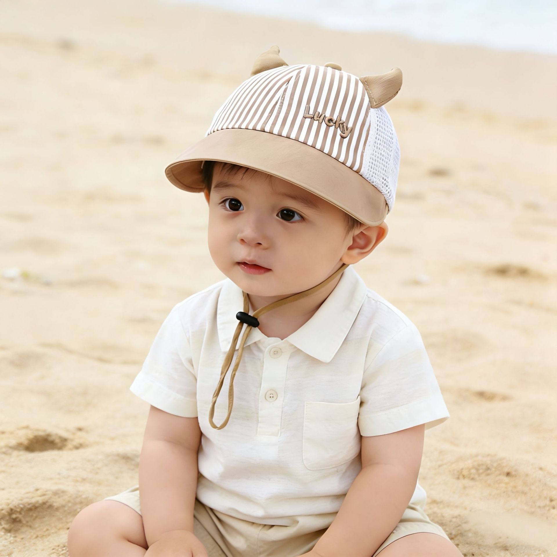 ベビーキッズコットン野球帽幼児男の子女の子屋外子供用サンハッ - Hat Snapback Cap のレビューと価格