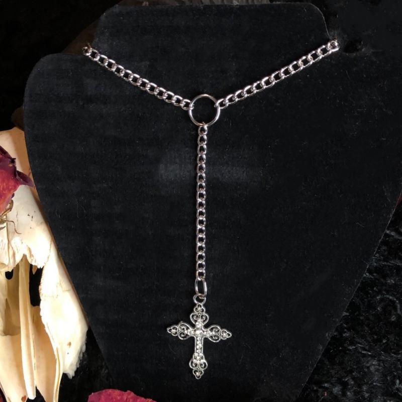 ゴシッククロウスカルネックレス レディース メンズ ファッシ - Men'S Vampire Accessories のレビューと価格
