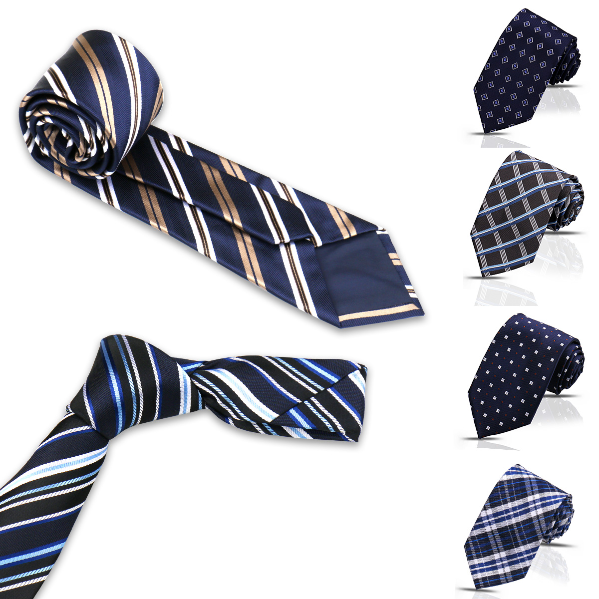 高級 8 センチメートルネクタイ男性ハンカチカフスボタンネク - Men'S Accessories Gift Set Branded のレビューと価格