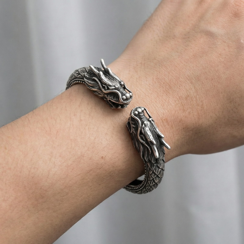 Fongten バイキングウルフヘッドステンレス鋼メンズバン - Men Accessories Bd のレビューと価格