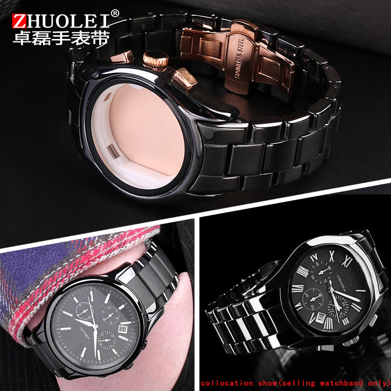 セラミック時計バンド,高品質,ブラック,アクセサリー,22m - Men'S Accessories Armani のレビューと価格