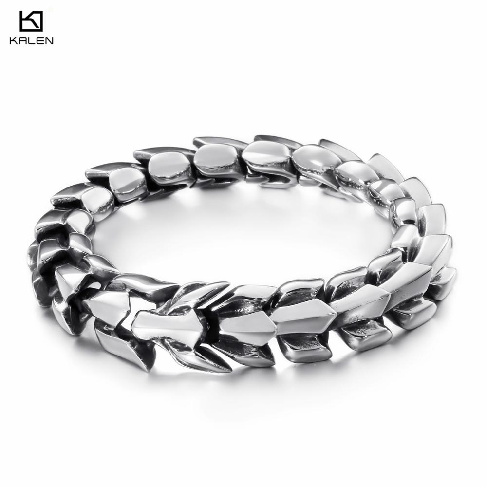 Kalen-男性用の磨かれた矢印の形をした自転車ブレスレット - Men Accessories Bd のレビューと価格