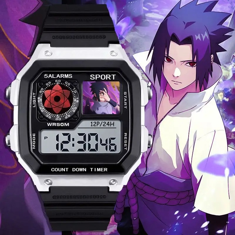 ナルト腕時計サスケ・オビト・うちは・マダラ漫画アニメ男性と女 - Men'S Accessories Watches のレビューと価格