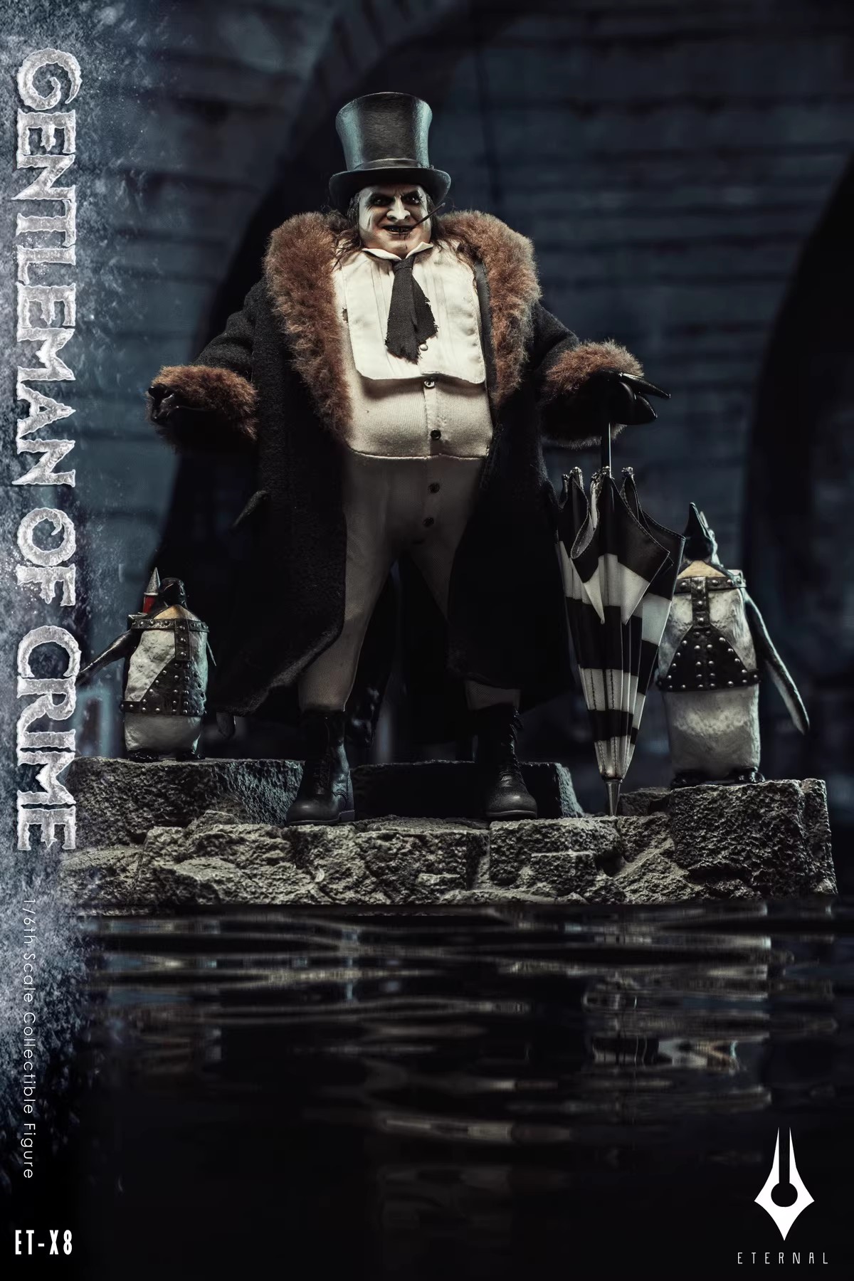 ETX8 1/6 スケールコレクタブルフィギュアペンギン悪役 - Men Accessories Collection のレビューと価格