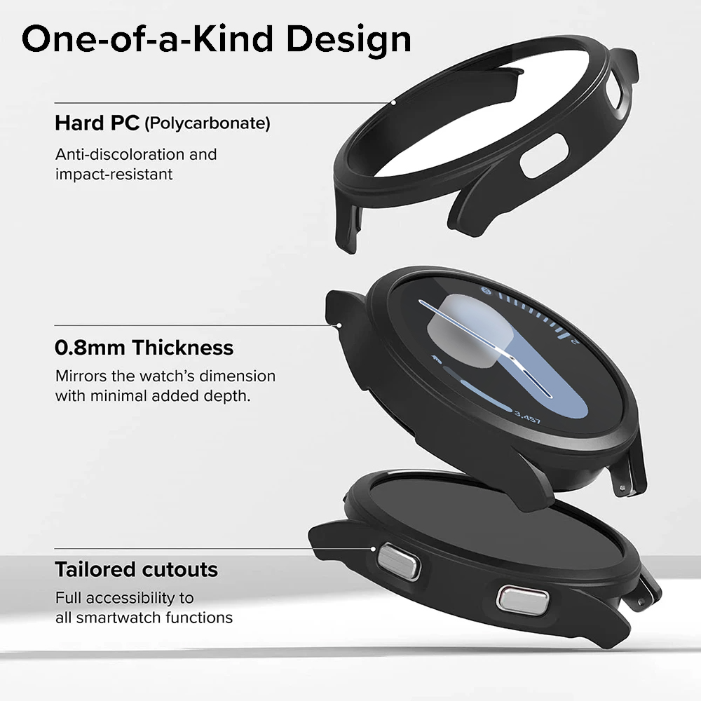 サムスンギャラクシーウォッチ7用保護ハードバンパーケース,4 - Men'S Accessories Watches のレビューと価格