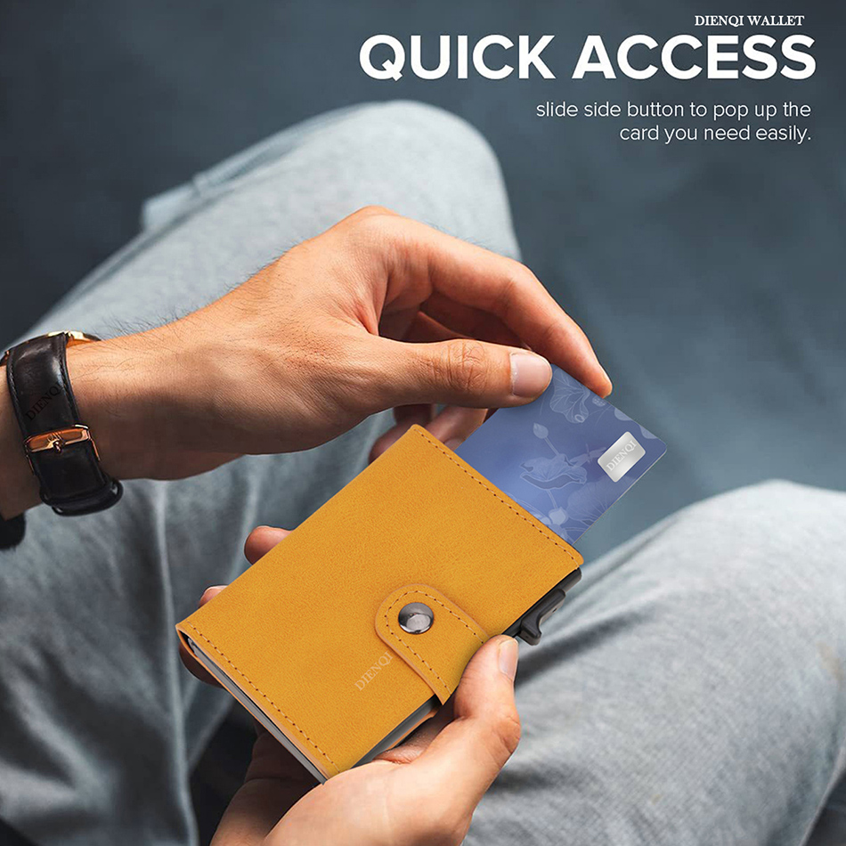 エアタグ財布 Rfid クレジットカードホルダー男性財布三つ - Card Case Minimalist のレビューと価格
