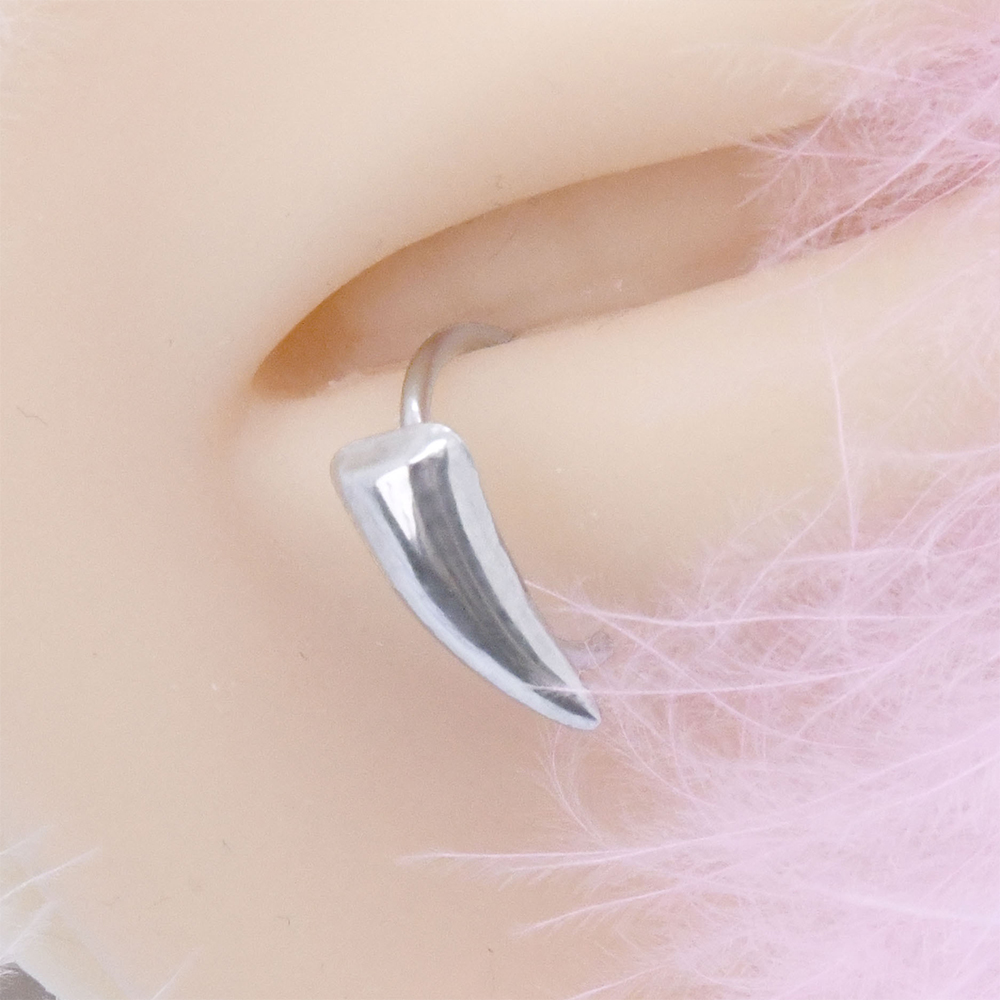 6個入り ステンレス製 フェイクリップリング 吸血鬼の歯リン - Men'S Vampire Accessories のレビューと価格
